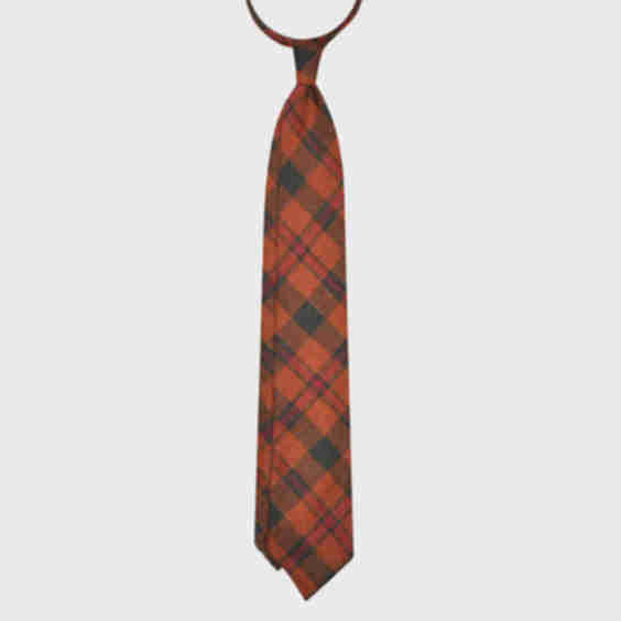 Tweed Tie 3 Folds Plaid Checks
