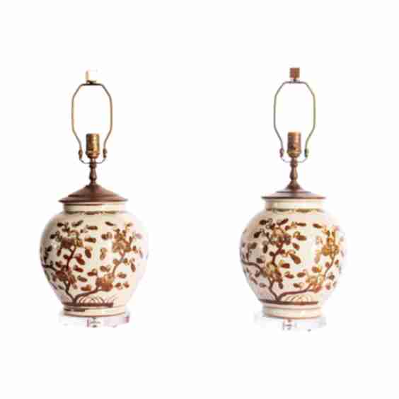 Chinese Ginger Jar Lamps