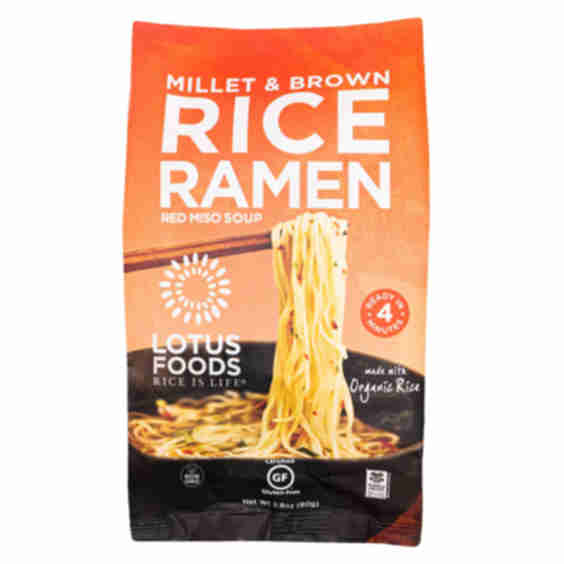 Gluten Free and Vegan Millet and Brown Rice Ramen