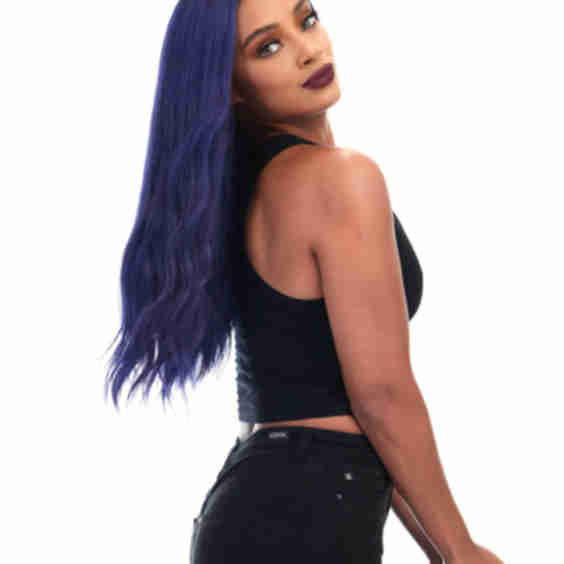 Tokyo Stylez - Knight Rider Human Hair Wig 24" Straight