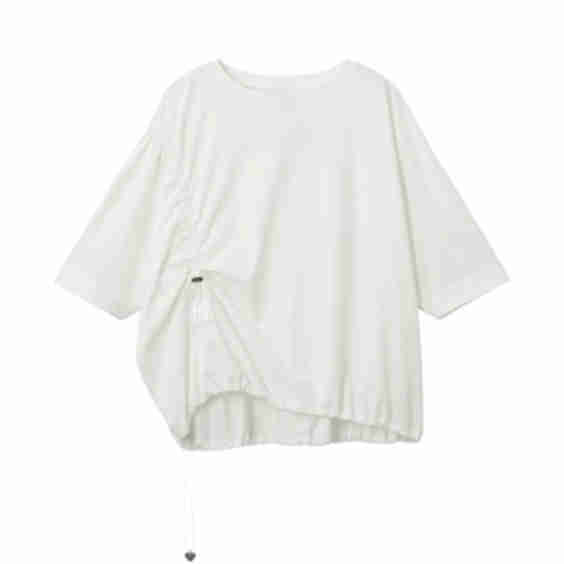 Drawstring-Detail T-Shirt