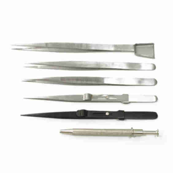 Diamond Tweezers Set of 6
