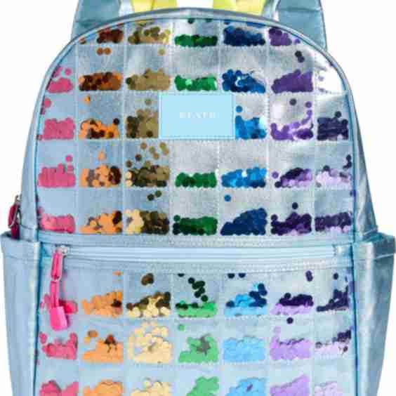Quilted Sequin Backpack