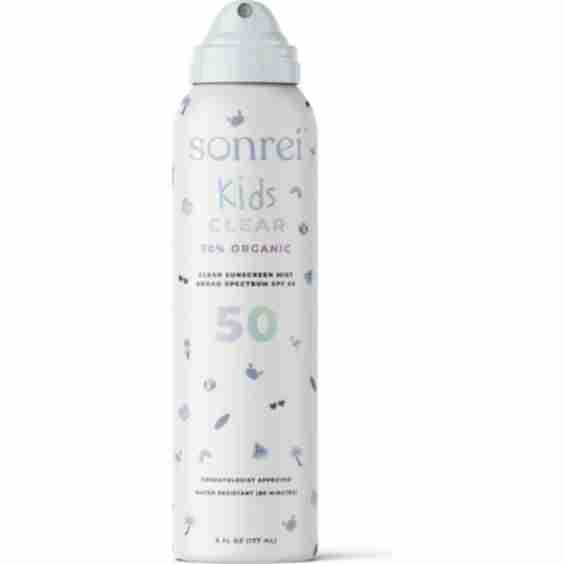 Kids Clear Organic SPF 50 Clear Sunscreen Mist