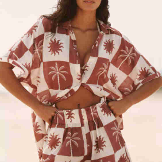 Twyla Short Sleeve Buttondown Shirt