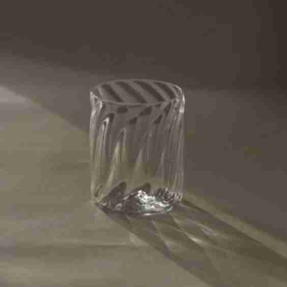 Optic Twist Glass - Cylinder