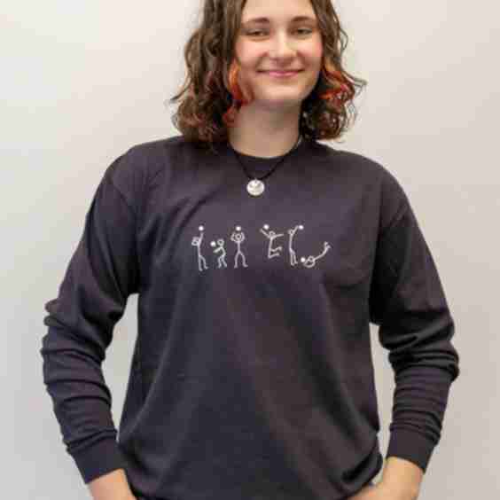 Stick Figure Long Sleeve T-Shirt
