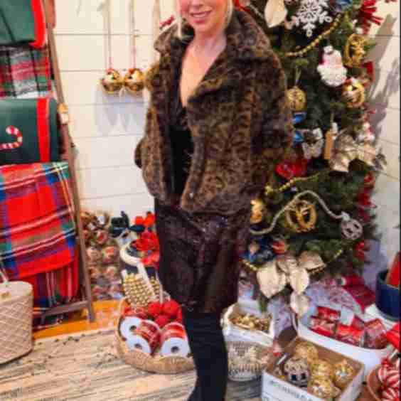 Leopard Faux Fur Jacket