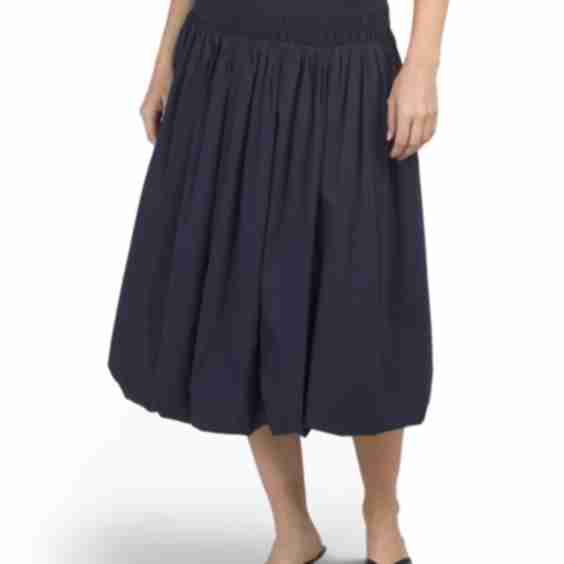 Bubble Skirt with Elastic Waist