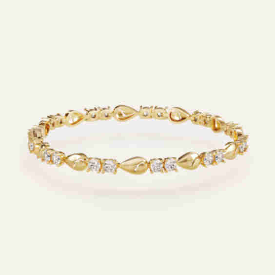 Broken Pear Tennis Bracelet