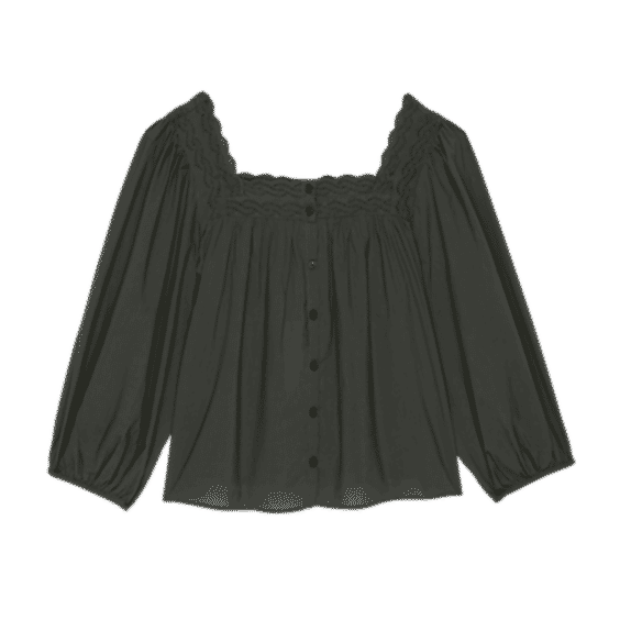 The Eyelet Button Sleep Top