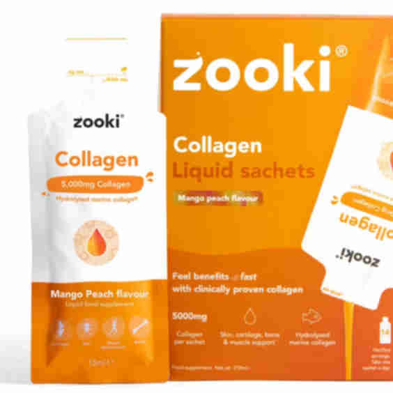 Marine Collagen Mango Peach Flavour 14x15 ml Liquid Sachets