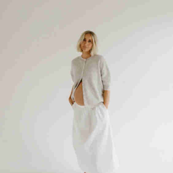 The Sandy Poplin Skirt