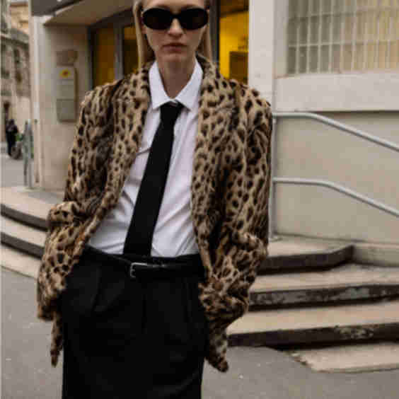 Upcycled Ocelot Jacket.