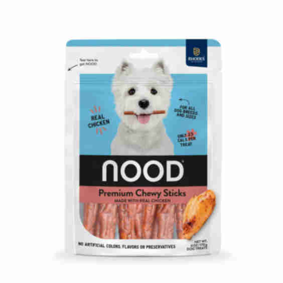Chicken Flavor Chewy Adult Dog Treat Sticks