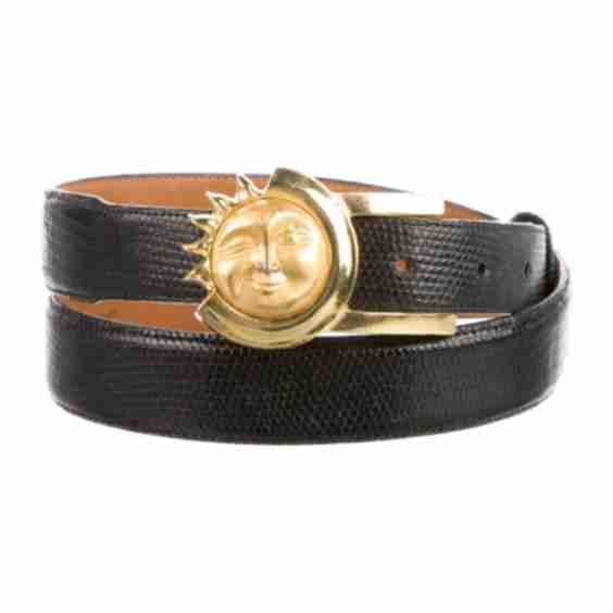 Animal Print Lizard Belt