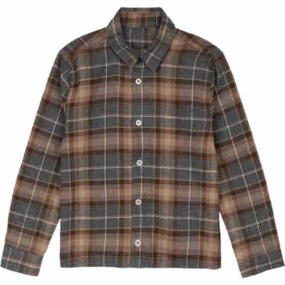 Plaid Long Sleeve Flannel Shirt