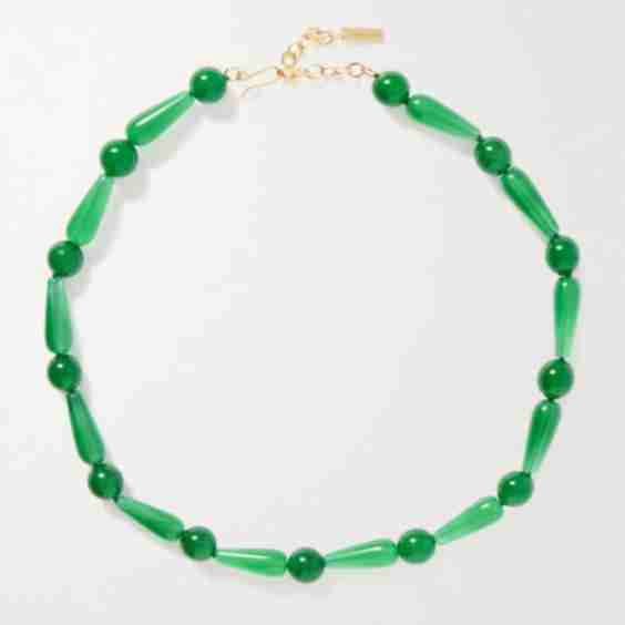 "The Depths Of Time" Recycled Gold Vermeil Chalcedony Necklace