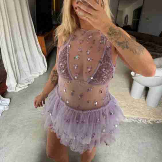 Trophy Tulle Mini Dress