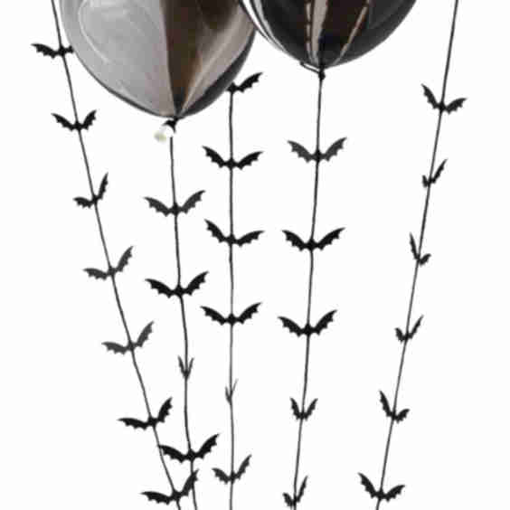 Bat Halloween Balloon Tails