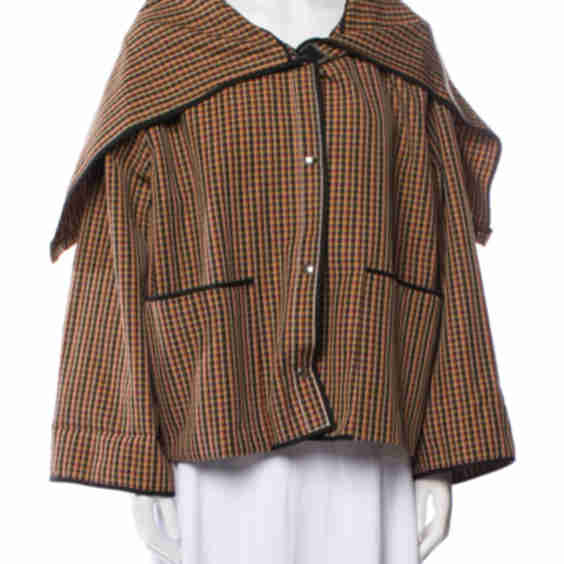 Plaid Print Jacket w/ Tags