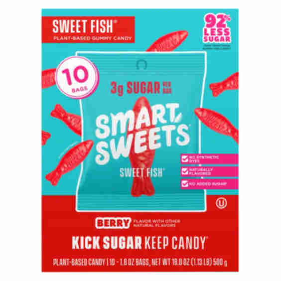 Sweet Fish Plant-Based Gummy Candy 10-Count