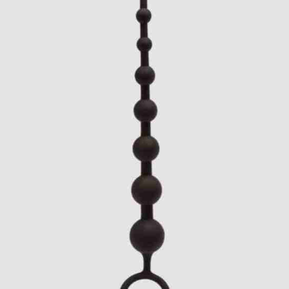 Classic Silicone Anal Beads 10''