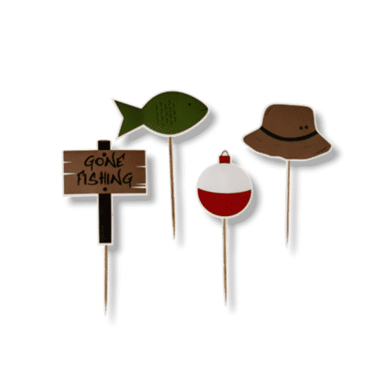 Fishing Cupcake Toppers