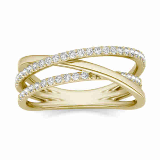 Double Row Orbit Ring