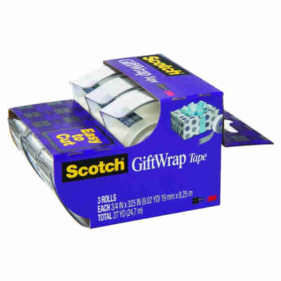 Gift Wrap Tape with Dispensers 3pk