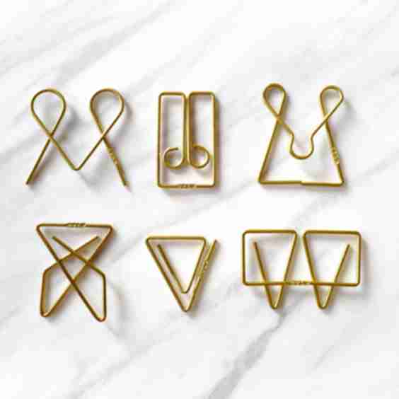 Brass Paper Clips