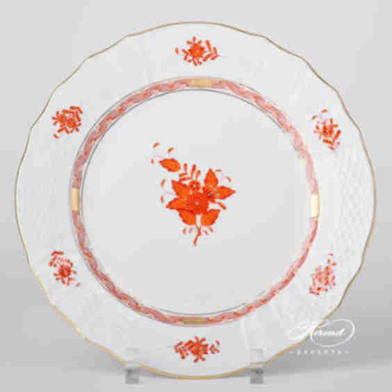 Service / Serving Plate – Chinese Bouquet Rust