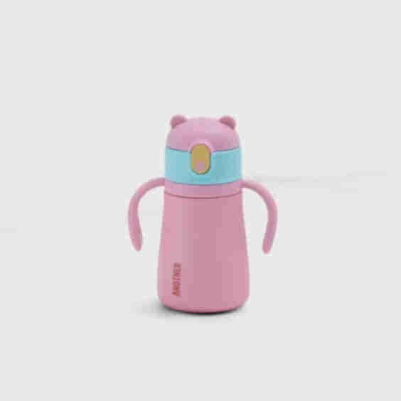 Another Insulated Kids Drink Bottle 360 Ml Pink