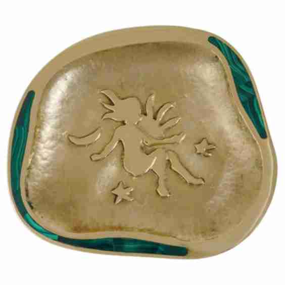 Virgo Trinket Tray with Semi Precious