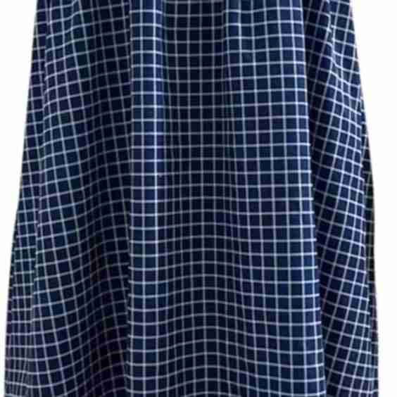 Plaid Ruffle Square Neck Mini Dress