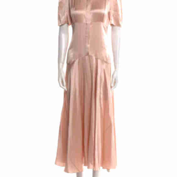Silk Long Dress