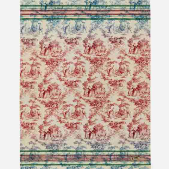 Zacinto Fringed Linen Jacquard Blanket