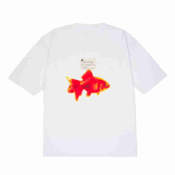 Oversized T-Shirt with Lucky Fish Design