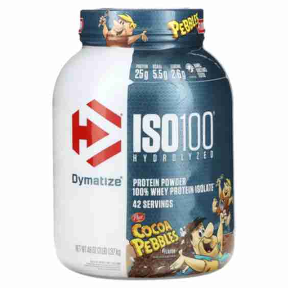 Iso100 Hydrolyzed, 100% Whey Protein Isolate, Cocoa Pebbles, 3 Lbs