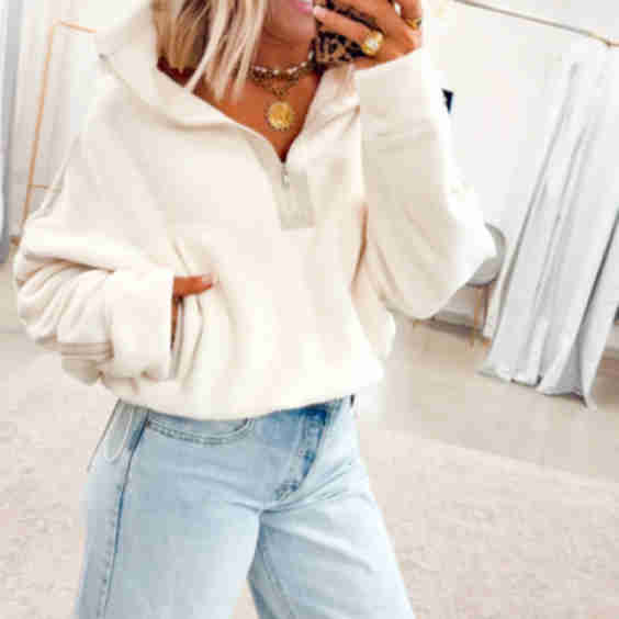 Demi Half Zip Pullover Jacket