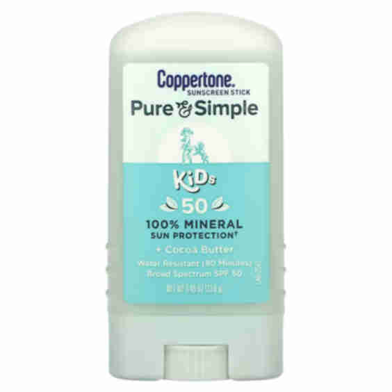 Pure & Simple Kids Zinc Oxide Sunscreen Stick SPF 50