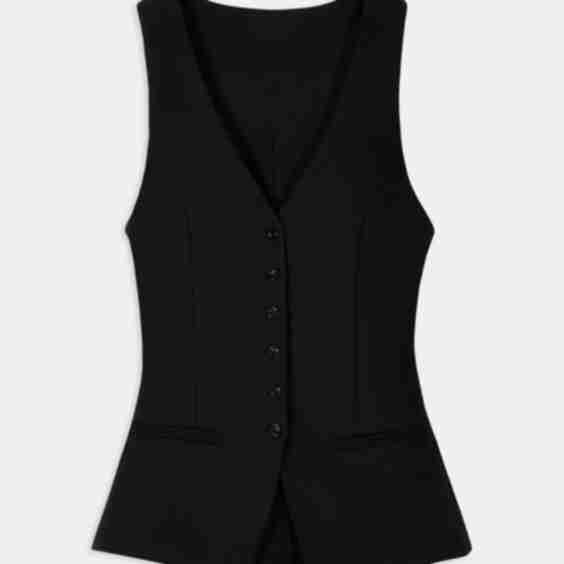 Tailored V-Neck Hourglass Waistcoat