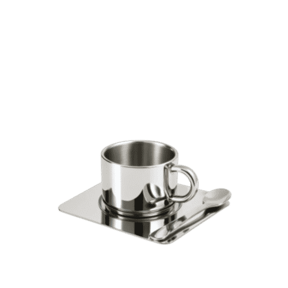 Steel Cup TRIO Coffee Mug Set