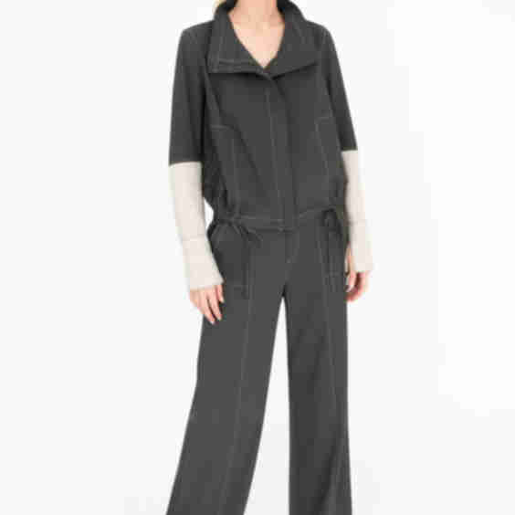 Soft Tech Mock Neck Zip Jacket – Demitria