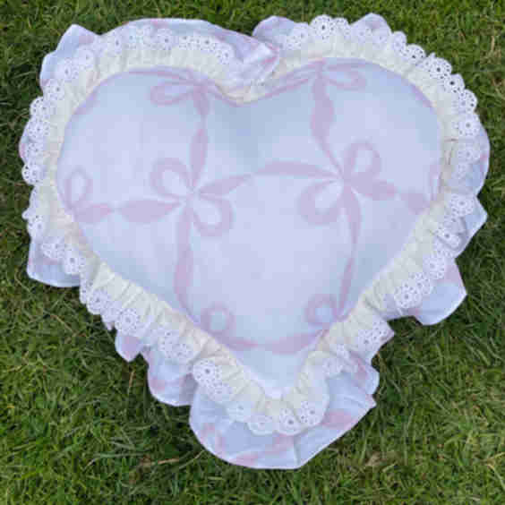 Bowie Heart Pillow