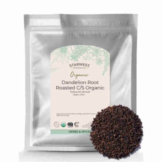Dandelion Root Roasted Cut and Sifted Organic 1lb