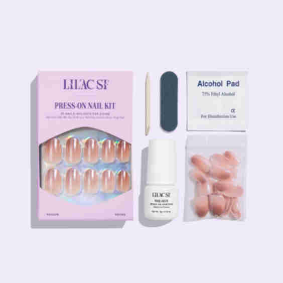 Blush Touched Press-On Nails
