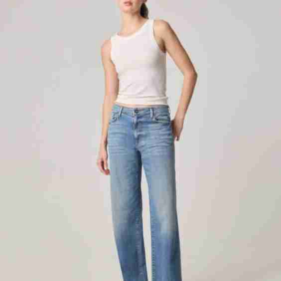 Conrad High Rise Long Wide Leg Jeans