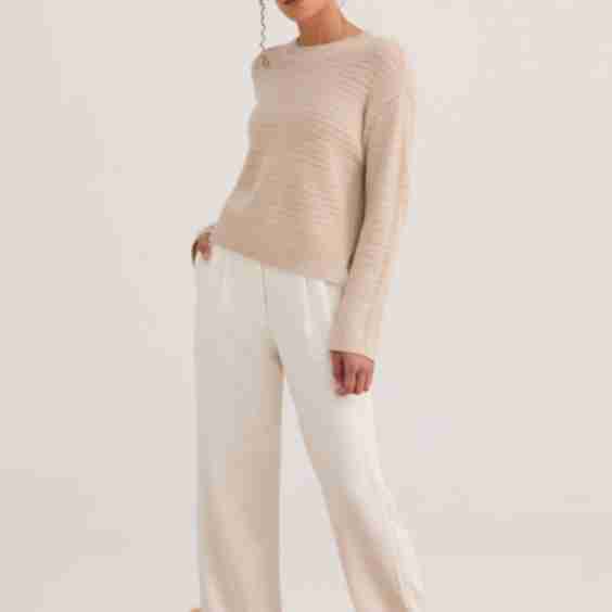 The Open Knit Long Sleeve Sweater