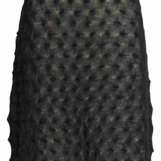 Borlor Double Layer Wool Sweater Skirt